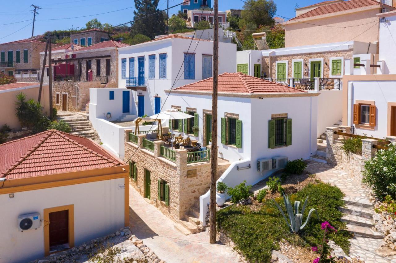 Muse Clio Villa Chalki Town Bagian luar foto